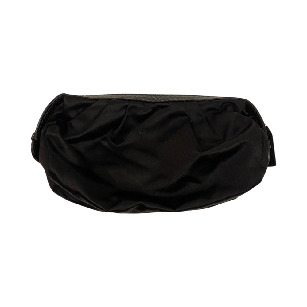 VALENTINO Garavani Black Clutch Bag Zip Closure - Picture 11 of 12